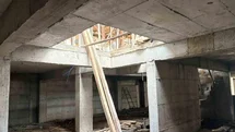 Kütahya'da İnşaatta İskelenin Çökmesi