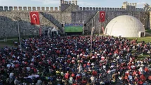 Tarihi Yedikule Hisarı'nda Futbol Coşkusu