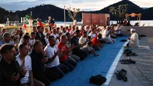Muğla'da Tatilciler Milli Takıma Destek İçin Bir Araya Geldi