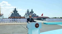 Cumhurbaşkanı Erdoğan: "Askeri gemi inşa sanayimiz, 103 yıllık cumhuriyet tarihimizin en yoğun ve en verimli günlerini yaşıyor"