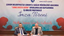 Çorum'da Anne Dostu Şehir Projesi