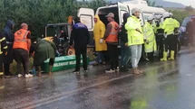 Isparta'da Feci Midibüs Kazası