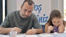 Esenyurt'ta Babalar ve Çocuklar Sanatla Buluştu