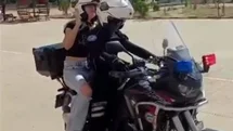 Keşan'da Motosikletli Polis Desteği