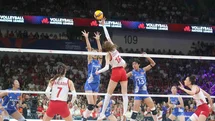A Milli Kadın Voleybol Takımı Çin'i Yendi
