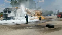 Denizli Sarayköy'de Tır Yangını