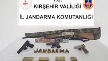 Kırşehir'de Ruhsatsız Silah Operasyonu Yapıldı