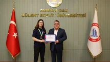 Zonguldak'ta Dünya Şampiyonu Sporcu Kabul Edildi