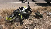 Adıyaman'da Kamyonet ile Motosiklet Çarpıştı