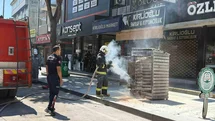 Antalya'da Elektrik Trafo Yangını