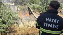 Hassa'da Bahçe Yangını Kontrol Altına Alındı