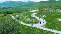 Erzurum'da Bisiklet Tutkunları Yola Çıkıyor