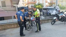 Antalya'da Motosiklet Kaçışı