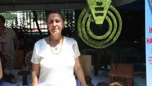 Maya takvimini andıran ahşap eser ilgi odağı oldu