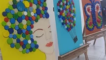 Düzce'de Atıklarla Sanat Sergisi Açıldı