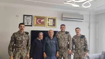 Hatay'da Şehit Ailelerine Babalar Günü Ziyareti