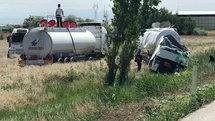 Ereğli’de Tanker Şarampole Devrildi