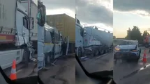 Otoyolun Adana - Tarsus - Mersin İstikametinde 6 Tır, 1 Tanker ve Çok Sayıda Araç Birbirine Girdi, Trafik Tamamen Durdu!