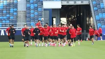 A Milli Futbol Takımı Los Angeles'ta Antrenman Yaptı