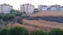 Bandırma'da Buğday Tarlası Yangını