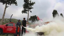 Mersin'de Kadın Üreticilere Yangın Eğitimi