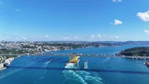 İstanbul'da Sondaj Platformu İskelesi Geçişi