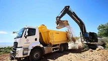 Denizli'de Yol Çalışmaları Başladı