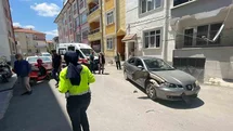 Karaman'da Motosiklet Kazası