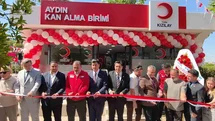 Aydın'da Kızılay Kan Bağış Merkezi Açıldı