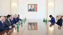 TBMM Başkanı Kurtulmuş Bakü'de Kabul Edildi