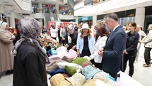 Karabük’te kursiyerlerinin el emeği ürünleri  sergilendi