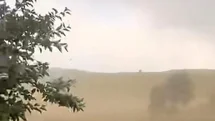 Bingöl'de Şiddetli Fırtına Görüntülendi