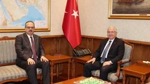 Ankara'da Bakan Güler, Vali Canbolat'ı Kabul Etti