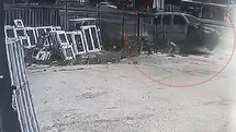Tekirdağ'da Hafif Ticari Araç Kaza Yaptı