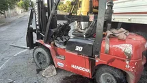 Kayseri'de Forklift Kazası