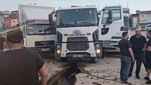 Eskişehir'de Freni Boşalan Kamyon Facianın Eşiğinden Döndü