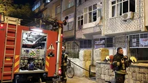 Kayseri'de 4 Katlı Bina Yangını