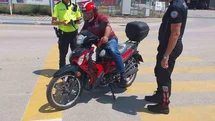 Bilecik’te 310 motosiklet sürücüsü kontrol edildi