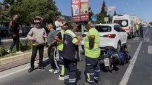 Tekirdağ'da Motosiklet Kazası