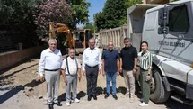 Turgutlu'da Üstyapı Çalışmaları Devam Ediyor