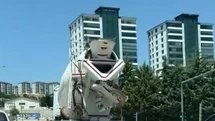 Elazığ'da Beton Mikserinden Taşma Olayı