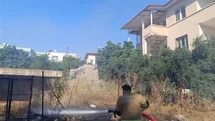 Kırıkhan'da Bahçe Yangını Kontrol Altına Alındı