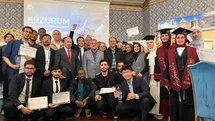 Erzurum'da Uluslararası Öğrenciler Uğurlandı