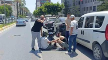 Antalya'da Motosiklet Kazası