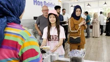 Canik’te aşure ikramı
