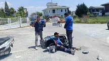 Antalya'da Motosiklet Kazası