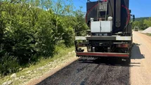 Sinop'ta Köy Yolları Yenileniyor