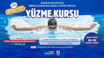 Bodrum'da Ücretsiz Yüzme Kursu Duyurusu