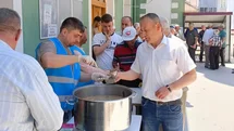 Hisarcık'ta Aşure İkramı Yapıldı