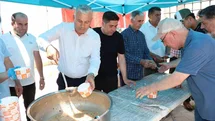 Aksu'da Aşure İkramı Düzenlendi